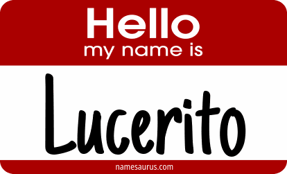Hello my name is Lucerito png download