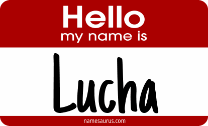 Hello my name is Lucha png download