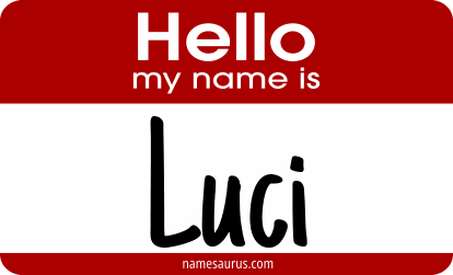 Hello my name is Luci png download
