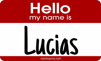 Hello my name is Lucias png download