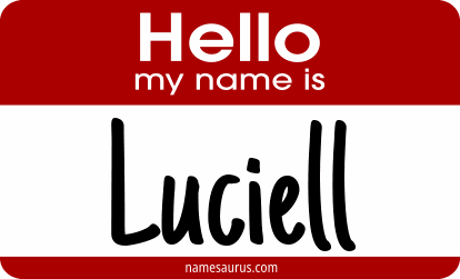 Hello my name is Luciell png download