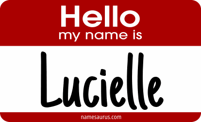 Hello my name is Lucielle png download
