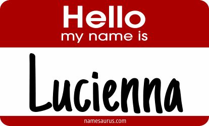 Hello my name is Lucienna png download