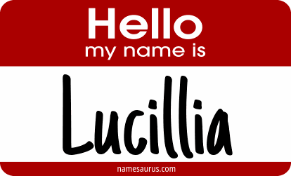 Hello my name is Lucillia png download