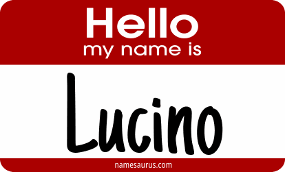 Hello my name is Lucino png download