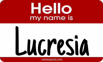 Hello my name is Lucresia png download