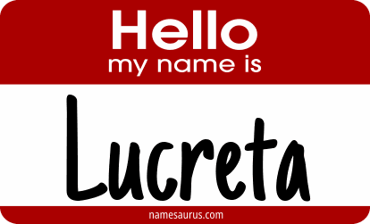 Hello my name is Lucreta png download