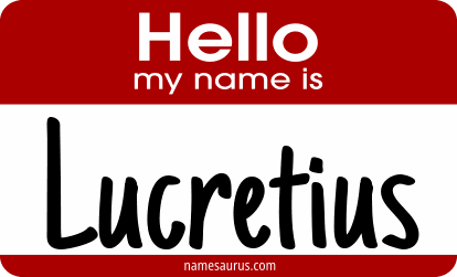 Hello my name is Lucretius png download