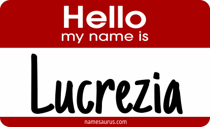 Hello my name is Lucrezia png download