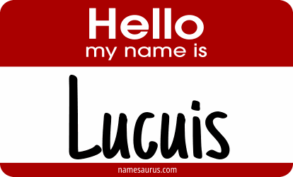 Hello my name is Lucuis png download