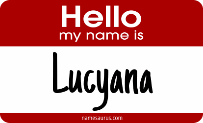 Hello my name is Lucyana png download