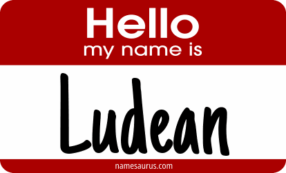 Hello my name is Ludean png download