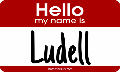 Hello my name is Ludell png download