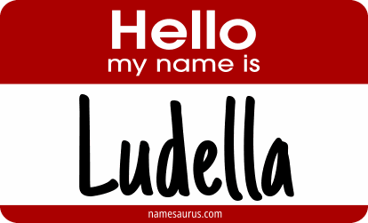 Hello my name is Ludella png download