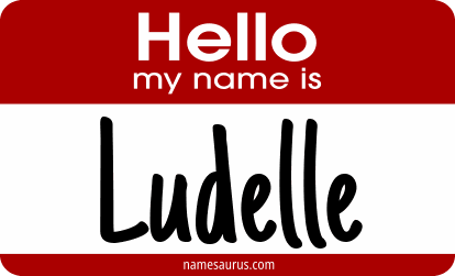 Hello my name is Ludelle png download