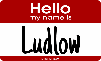 Hello my name is Ludlow png download