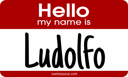 Hello my name is Ludolfo png download