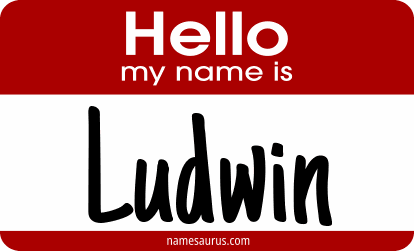 Hello my name is Ludwin png download