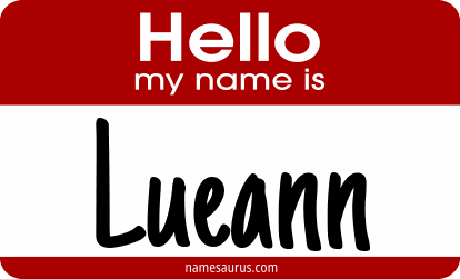 Hello my name is Lueann png download
