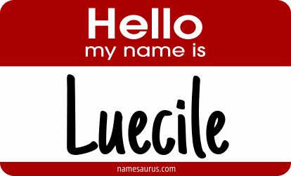 Hello my name is Luecile png download