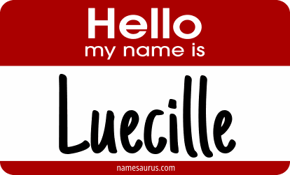 Hello my name is Luecille png download