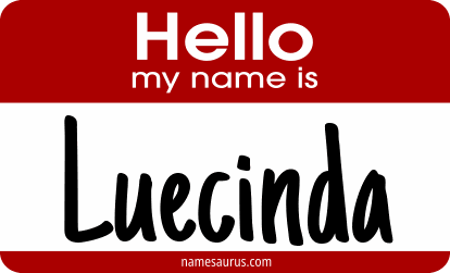 Hello my name is Luecinda png download