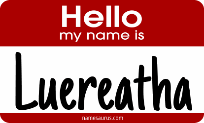 Hello my name is Luereatha png download