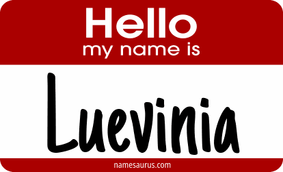 Hello my name is Luevinia png download