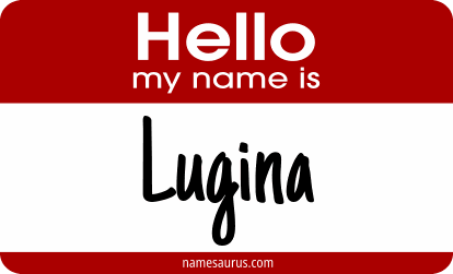 Hello my name is Lugina png download