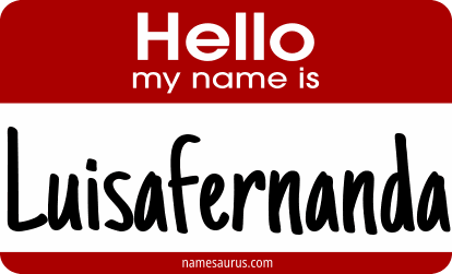 Hello my name is Luisafernanda png download