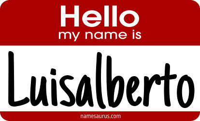 Hello my name is Luisalberto png download