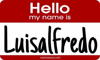 Hello my name is Luisalfredo png download