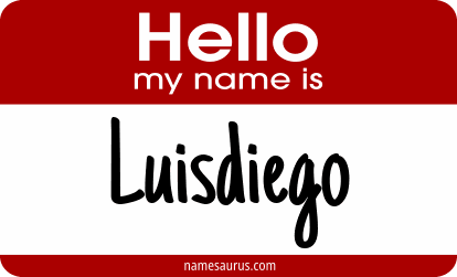 Hello my name is Luisdiego png download