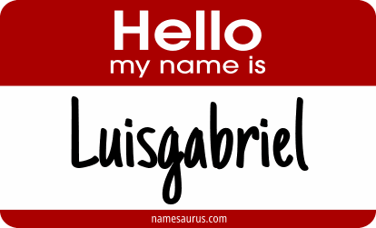 Hello my name is Luisgabriel png download