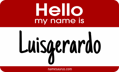 Hello my name is Luisgerardo png download