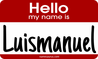 Hello my name is Luismanuel png download
