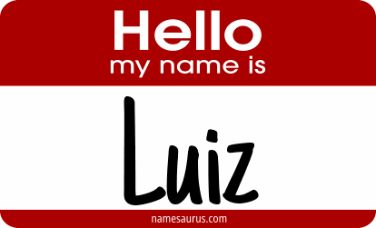 Hello my name is Luiz png download