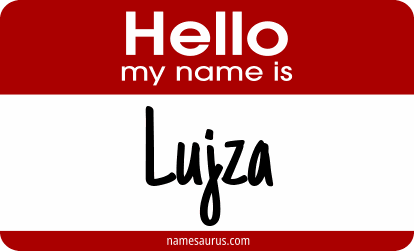 Hello my name is Lujza png download