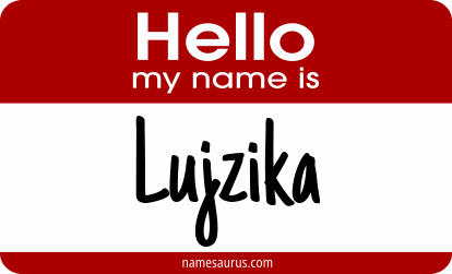 Hello my name is Lujzika png download
