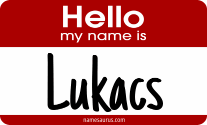 Hello my name is Lukacs png download