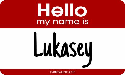 Hello my name is Lukasey png download