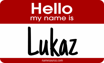 Hello my name is Lukaz png download