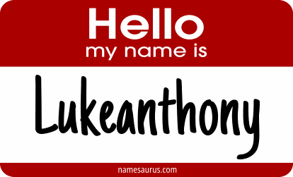 Hello my name is Lukeanthony png download