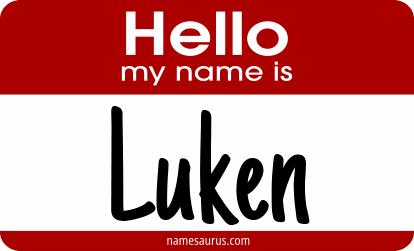 Hello my name is Luken png download