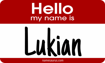 Hello my name is Lukian png download