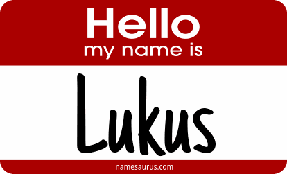 Hello my name is Lukus png download