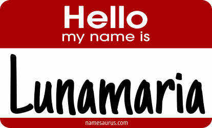 Hello my name is Lunamaria png download