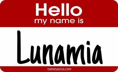 Hello my name is Lunamia png download