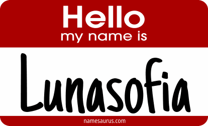Hello my name is Lunasofia png download