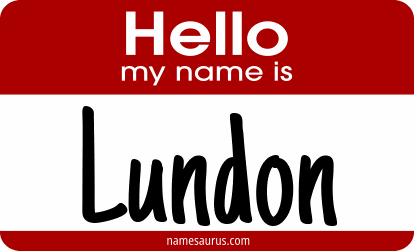 Hello my name is Lundon png download